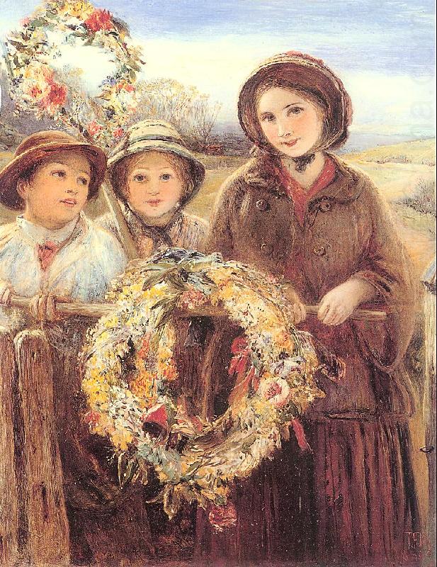 Marshall, Thomas Falcon May Day Garlands china oil painting image